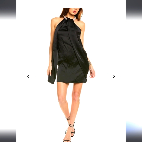 Stella McCartney Black Mini Dress, size 38(flawed: missing...